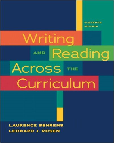 Writing and Reading Aacross the Curriculum