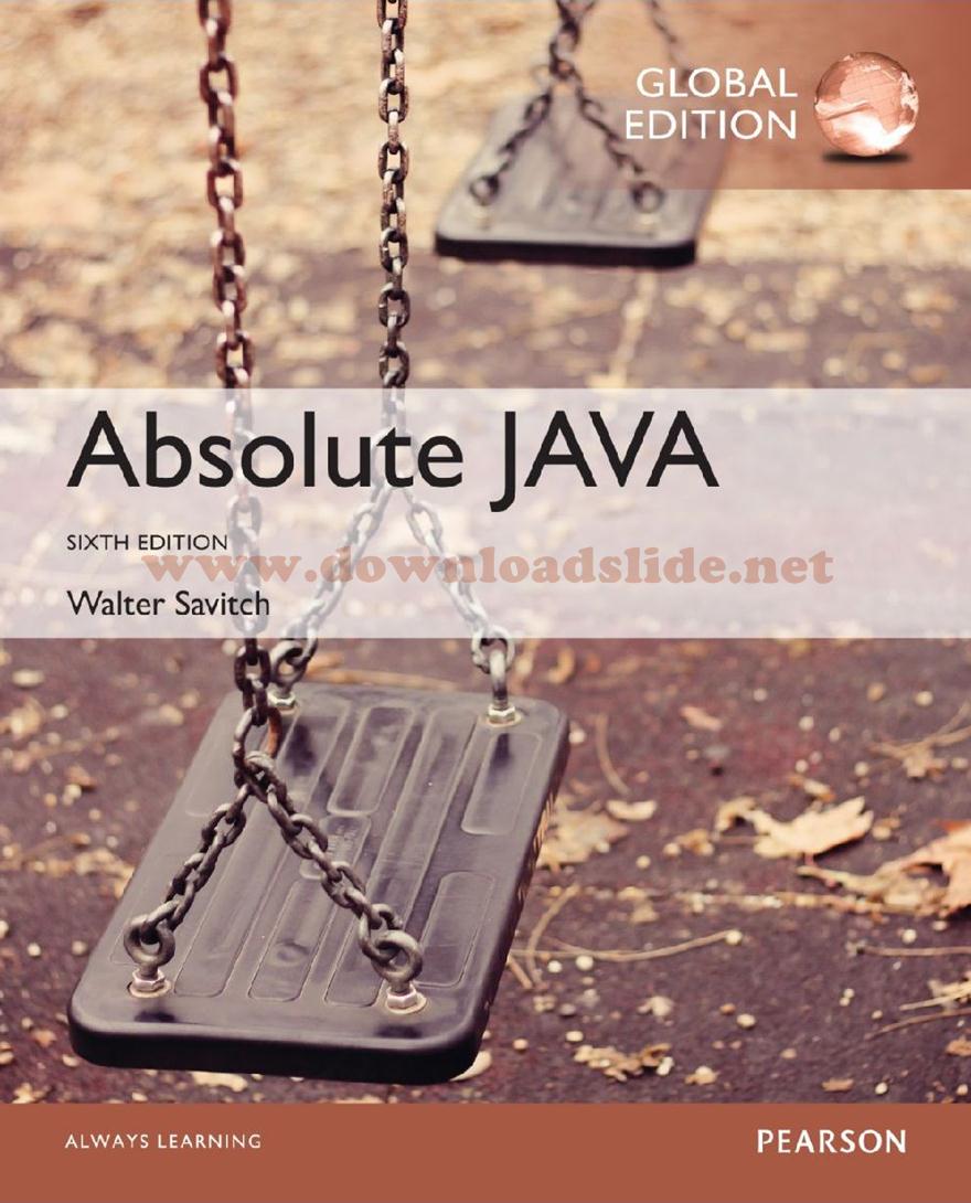 Absolute Java (6th edition) GE