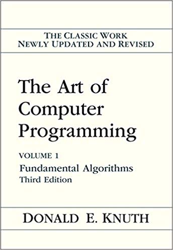 Art of Computer Programming, The, Volumes 1: Fundamental Algorithms (3rd edition)