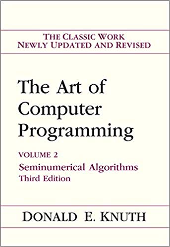 Art of Computer Programming, The, Volumes 2: Seminumerical Algorithms (3rd edition)