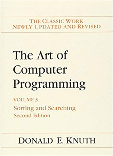 Art of Computer Programming, The, Volumes 3: Sorting and Searching (2nd edition)