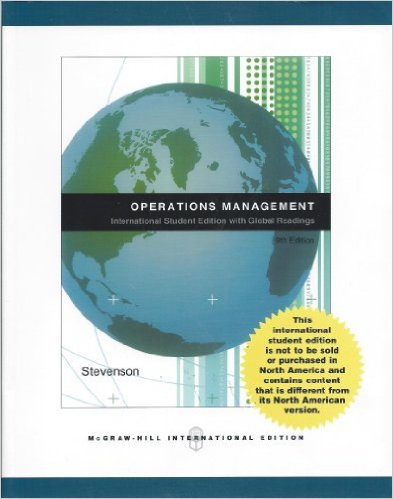 Operations Management: International Student Edition with  Global Readings 