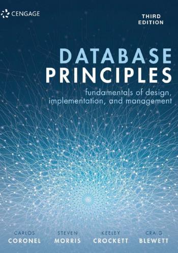 Database Principles: Fundamentals of Design, Implementation, and Management, 3rd Edition