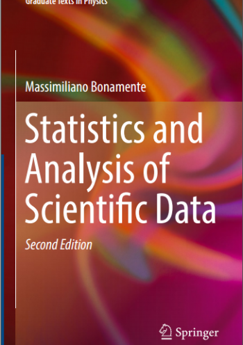 Statistics and Analysis of Scientific Data